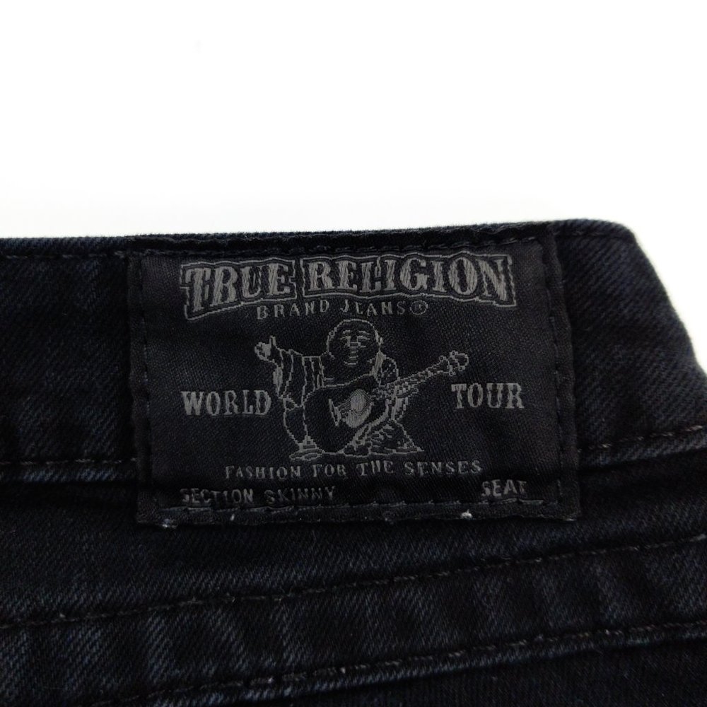 True Religion Jeans Women's 25 Black Skinny Denim - Picture 7 of 10